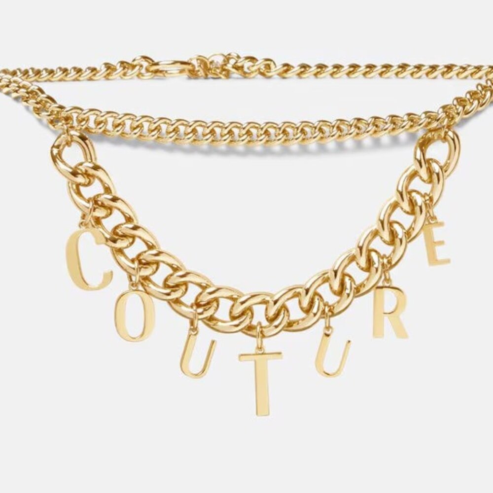 STYLISH! Authentic Versace Couture Chain Belt- Brand New!